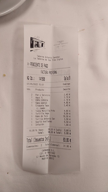 Taberna de Antonio Sánchez (Madrid)